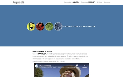 Aquaeli - Landing Page de Wellness